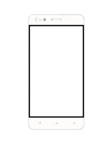 Replacement Front Glass For Micromax Bolt Selfie White By - Maxbhi.com