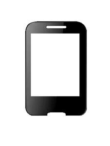 Replacement Front Glass For Karbonn Kt 52 Black By - Maxbhi.com