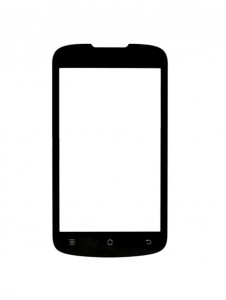 Replacement Front Glass For Huawei Ascend Y200 U8655 Black By - Maxbhi.com
