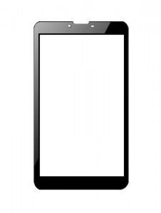 Replacement Front Glass For Uni N1 Black By - Maxbhi.com