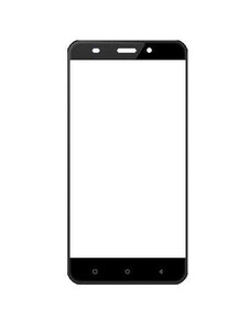 Replacement Front Glass For Gretel S55 Black By - Maxbhi.com