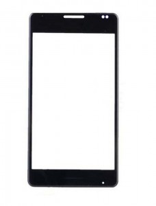 Replacement Front Glass For Sony Ericsson Xperia E1 D2005 Black By - Maxbhi.com