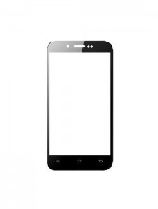 Replacement Front Glass For Lemon Aspire 3d Black By - Maxbhi.com