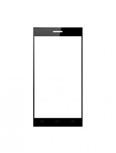 Replacement Front Glass For Rage Attitude 5.0 Black By - Maxbhi.com