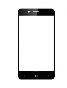 Replacement Front Glass For Allview P6 Energy Lite Black By - Maxbhi.com