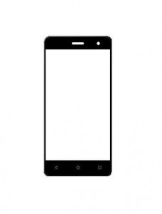 Replacement Front Glass For Plum Compass Lte Black By - Maxbhi.com
