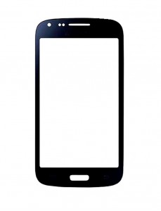 Replacement Front Glass For Samsung Galaxy Core I8062 Black By - Maxbhi.com