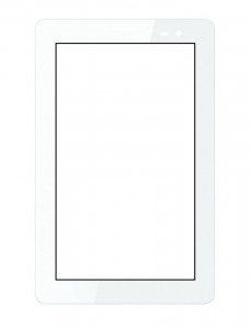 Replacement Front Glass For Mitashi Play Be 175 3g White By - Maxbhi.com