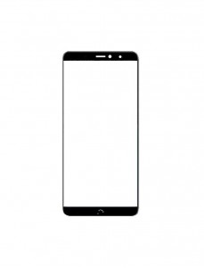 Replacement Front Glass For Bq Aquaris X2 Pro Black By - Maxbhi.com