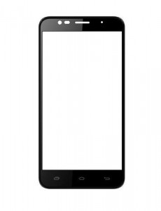 Replacement Front Glass For Celkon Q550 Black By - Maxbhi.com