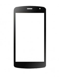 Replacement Front Glass For Panasonic T21 White By - Maxbhi.com