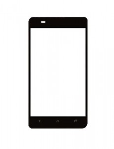 Replacement Front Glass For Htc Desire 400 Black By - Maxbhi.com