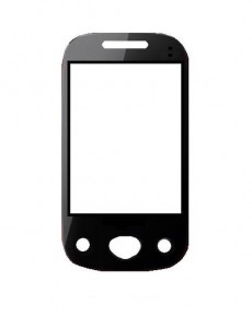 Replacement Front Glass For Karbonn K62 Silver Screen Black By - Maxbhi.com