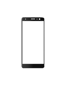 Replacement Front Glass For Energizer Power Max P490 Black By - Maxbhi.com