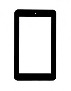 Replacement Front Glass For Hp Slate 7 White By - Maxbhi.com