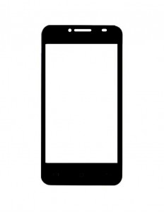 Replacement Front Glass For Swipe Konnect 3 Black By - Maxbhi.com
