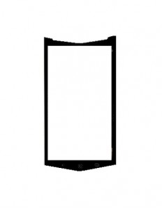 Replacement Front Glass For Vertu Ti White By - Maxbhi.com