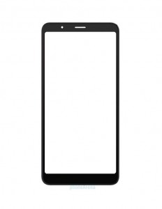 Replacement Front Glass For Alcatel 3v 2019 Black By - Maxbhi Com