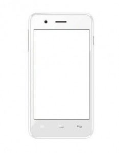 Touch Screen for Celkon A406 - White