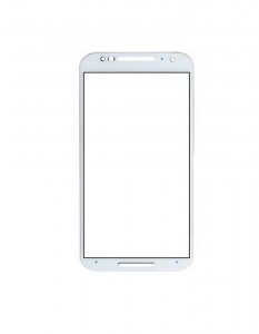 Replacement Front Glass For Moto X 2nd Generation White By - Maxbhi.com