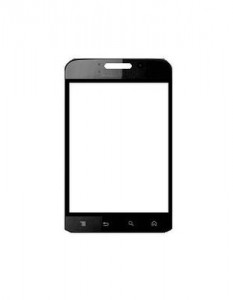 Replacement Front Glass For Micromax A78 Black By - Maxbhi.com