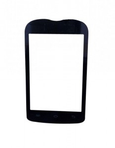 Replacement Front Glass For Lava Discover 136 Black By - Maxbhi.com