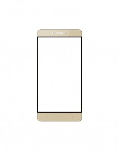 Replacement Front Glass For Qmobile King Kong Max Black By - Maxbhi.com