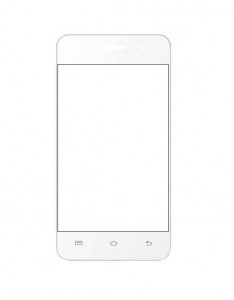 Replacement Front Glass For Karbonn Alfa A18 White By - Maxbhi.com