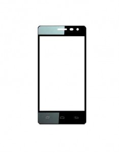Replacement Front Glass For Intex Aqua Style X Black By - Maxbhi.com