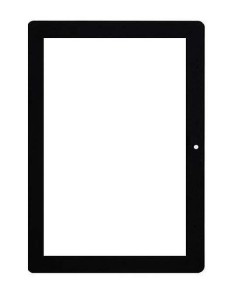 Replacement Front Glass For Amazon Kindle Fire Hdx 8.9 Wifi Only Black By - Maxbhi.com