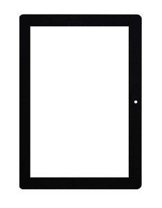 Replacement Front Glass For Amazon Kindle Fire Hdx 8.9 Wifi Plus 4g Lte Att Black By - Maxbhi.com