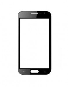 Replacement Front Glass For Sansui Sa32 Black By - Maxbhi.com