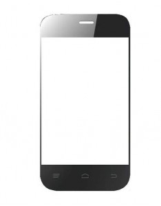 Replacement Front Glass For Rage Bold 3501 Black By - Maxbhi.com