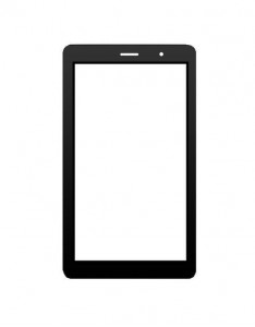 Replacement Front Glass For Alcatel 1t 7 White By - Maxbhi.com