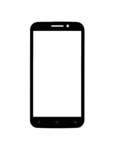 Replacement Front Glass For Zopo Zp810 Black By - Maxbhi.com