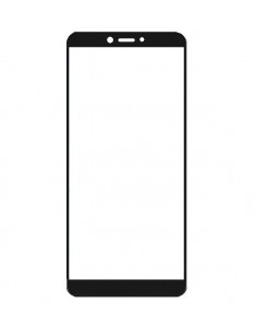 Replacement Front Glass For Zte Blade A7 Vita Black By - Maxbhi Com