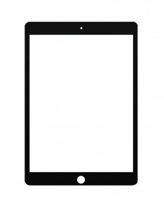 Replacement Front Glass For Apple Ipad 10 2 2020 Black By - Maxbhi Com