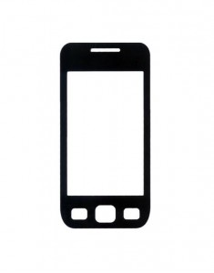 Replacement Front Glass For Samsung Wave 2 Pink By - Maxbhi.com