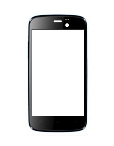 Replacement Front Glass For Lava Iris 400 Colors White By - Maxbhi.com
