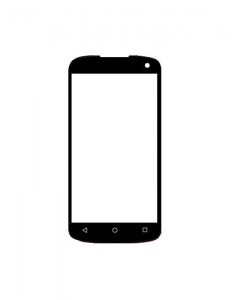 Replacement Front Glass For Blu Studio G2 Hd White By - Maxbhi.com