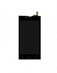 Lcd With Touch Screen For Lava Iris 250 Black By - Maxbhi.com