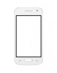 Replacement Front Glass For Maxx Ax3 Duo White By - Maxbhi.com