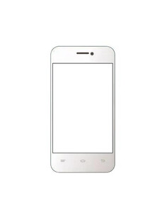 Replacement Front Glass For Hitech S300i White By - Maxbhi.com