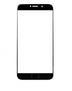 Replacement Front Glass For Mphone 7s Black By - Maxbhi.com