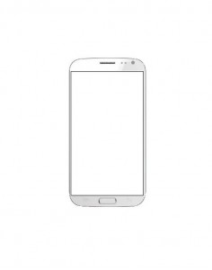 Replacement Front Glass For Adcom Thunder A530 Hd Black By - Maxbhi.com