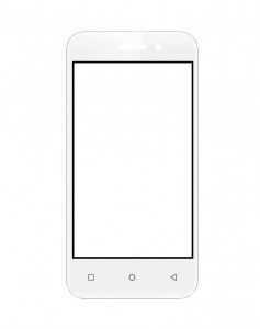 Replacement Front Glass For Zen Admire Glow Gold By - Maxbhi.com