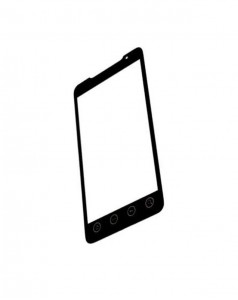 Replacement Front Glass For Htc Evo 4g A929 White By - Maxbhi.com
