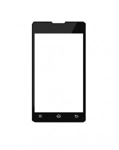 Replacement Front Glass For Forme Surprise P10 Black By - Maxbhi.com