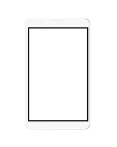 Replacement Front Glass For Uni N2 Black By - Maxbhi.com