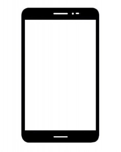 Replacement Front Glass For Zte Grand X View 2 Black By - Maxbhi.com